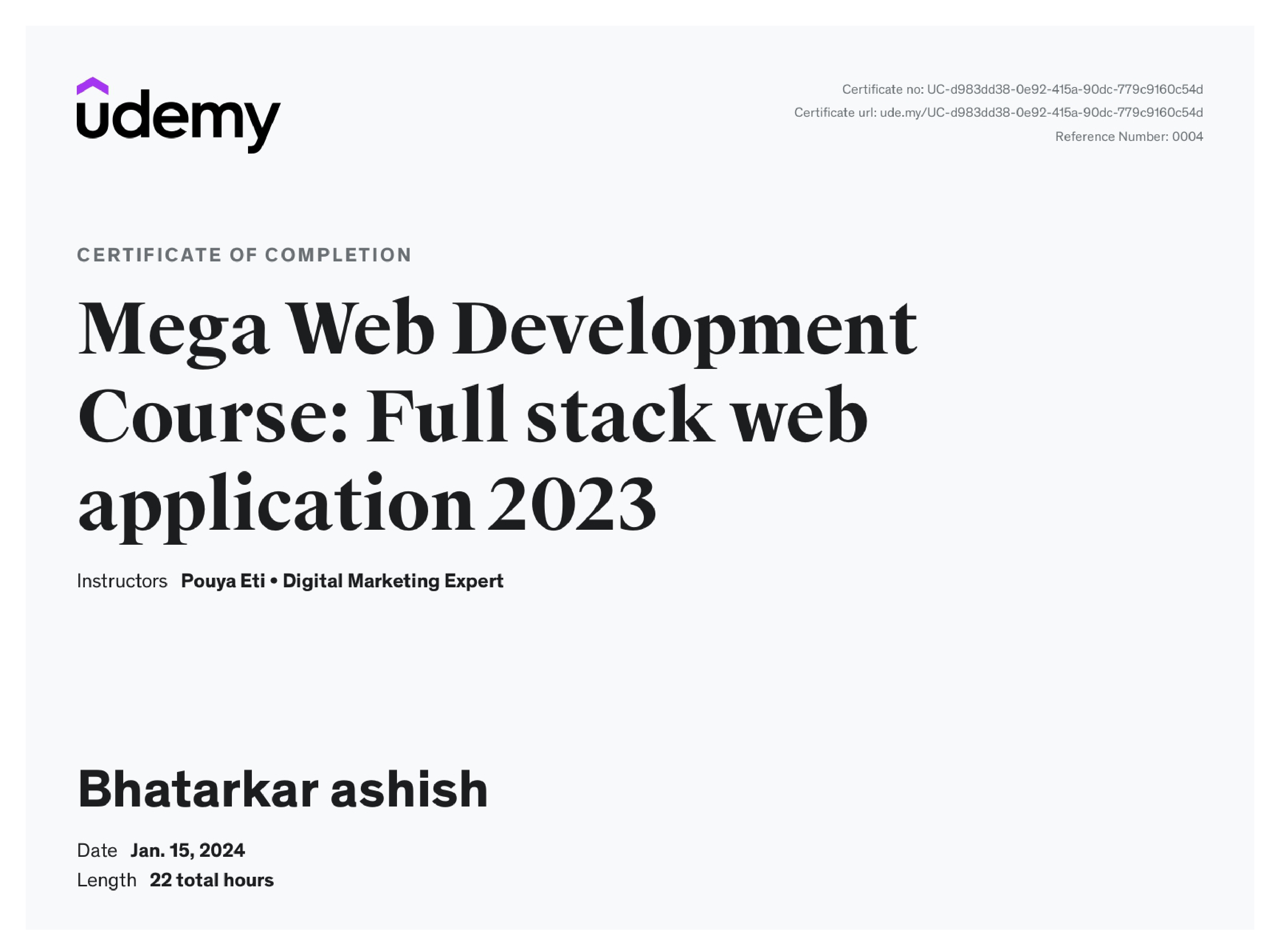 Mega Web Development Course